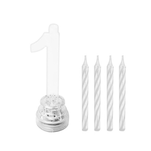 Rubies LED number 1 candles 2