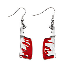 Adult Bloody Axe Earrings