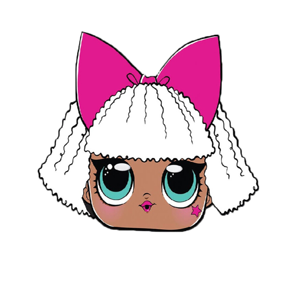 Rubies Lol Surprise Diva Cardboard Mask Red