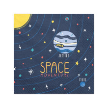20 Space Adventure Paper Napkins 33 x 33 cm