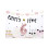 Rubies 6 White and Pink Kitten Birthday Candles 2cm 3