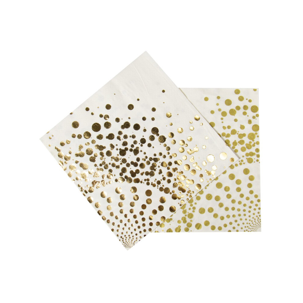 Rubies 16 Luxury Gold Napkins 33 X 33 Cm