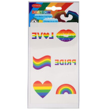 Rainbow tattoo set