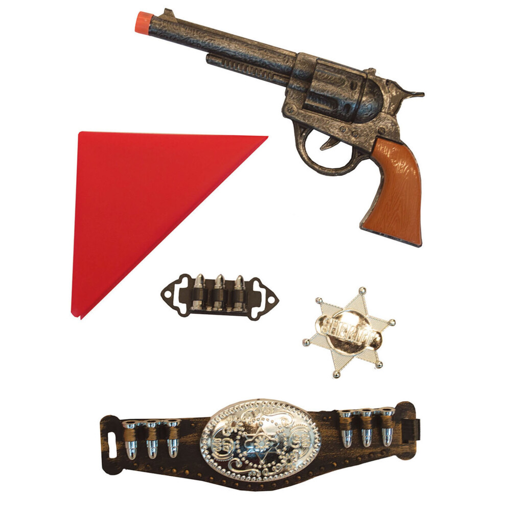Rubies 5-Piece Cowboy Kit For Children Red