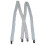 Rubies Adult white sequin suspenders 1