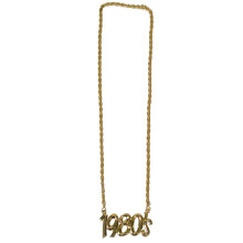 1980s adult gold necklace