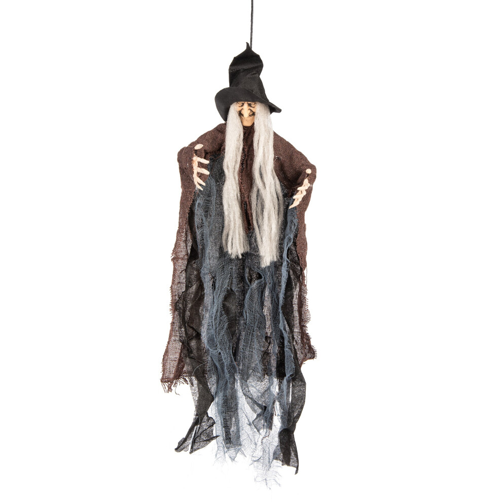 New Rubies Witch Hanging Decoration 50 Cm Black