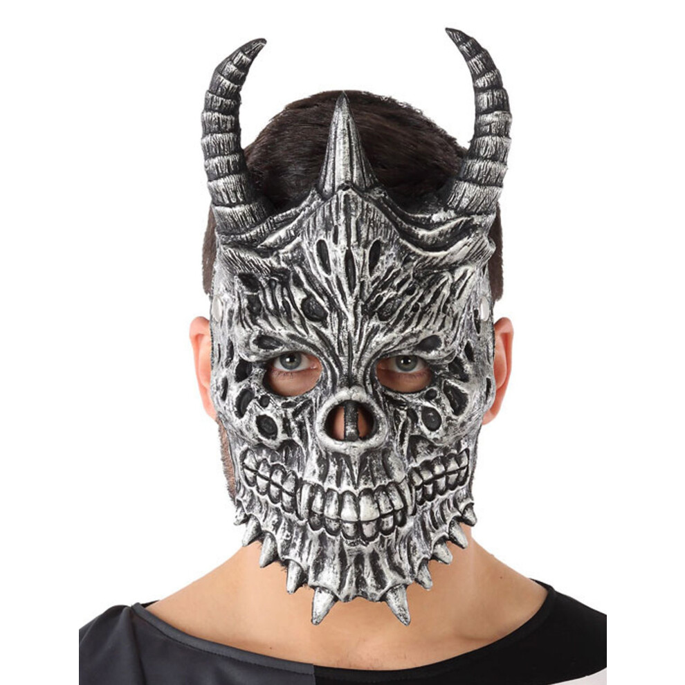 Rubies Adult Dragon Mask Gray