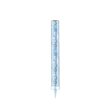 Set of 3 silver ice fountains 12 cm