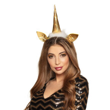 Adult gold unicorn headband