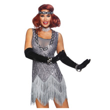 Luxury glitter charleston costume for women