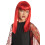 Rubies Red devil girl wig 1