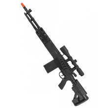 Black long submachine gun for children 71 cm