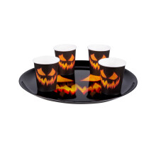 Round spooky pumpkin tray 34.5 cm