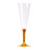 Rubies 10 150 ml gold-footed champagne flutes 1
