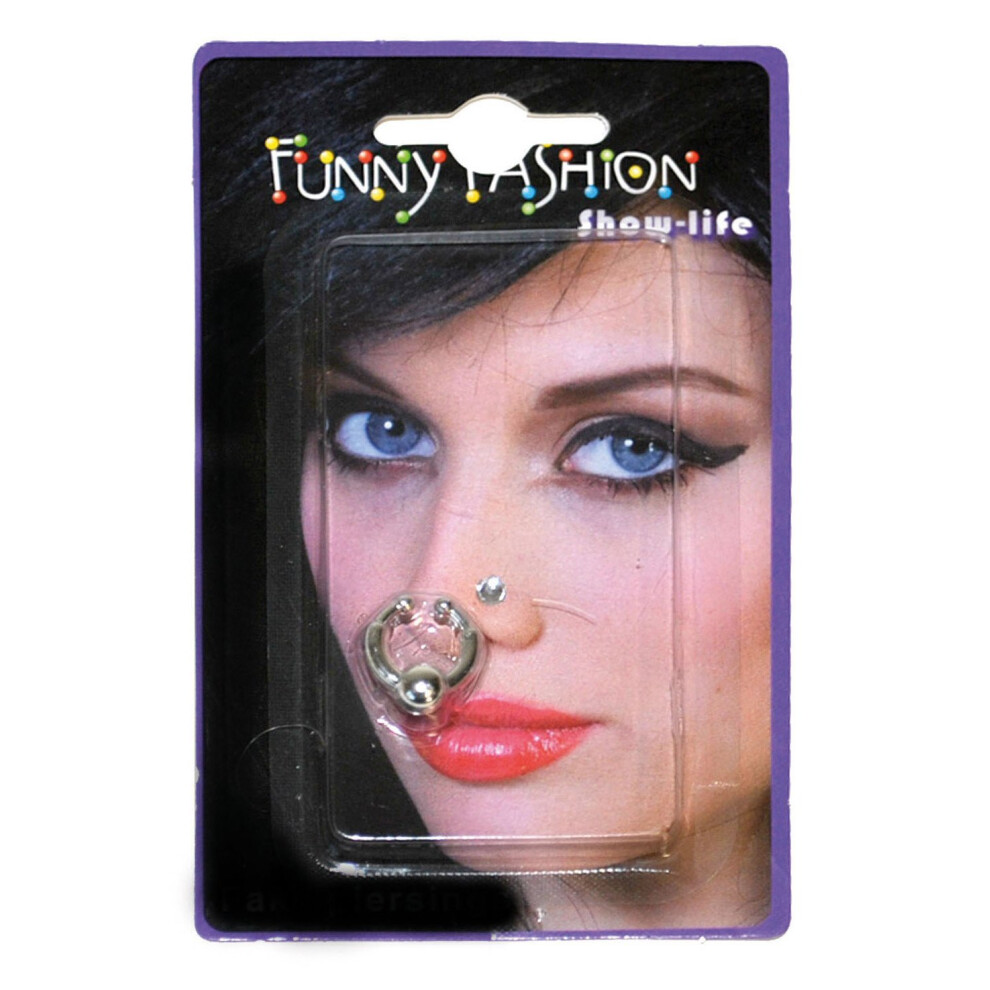Rubies 2 Fake Nose Piercings For Adults
