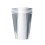 Rubies 20 American recyclable silver cardboard cups 53 cl 1