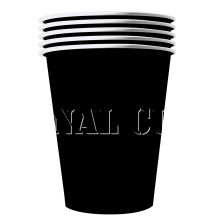 20 American black recyclable cardboard cups 53 cl