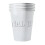 Rubies 20 American recyclable white cardboard cups 53 cl 1