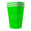 Rubies 20 American green recyclable cardboard cups 53 cl 1