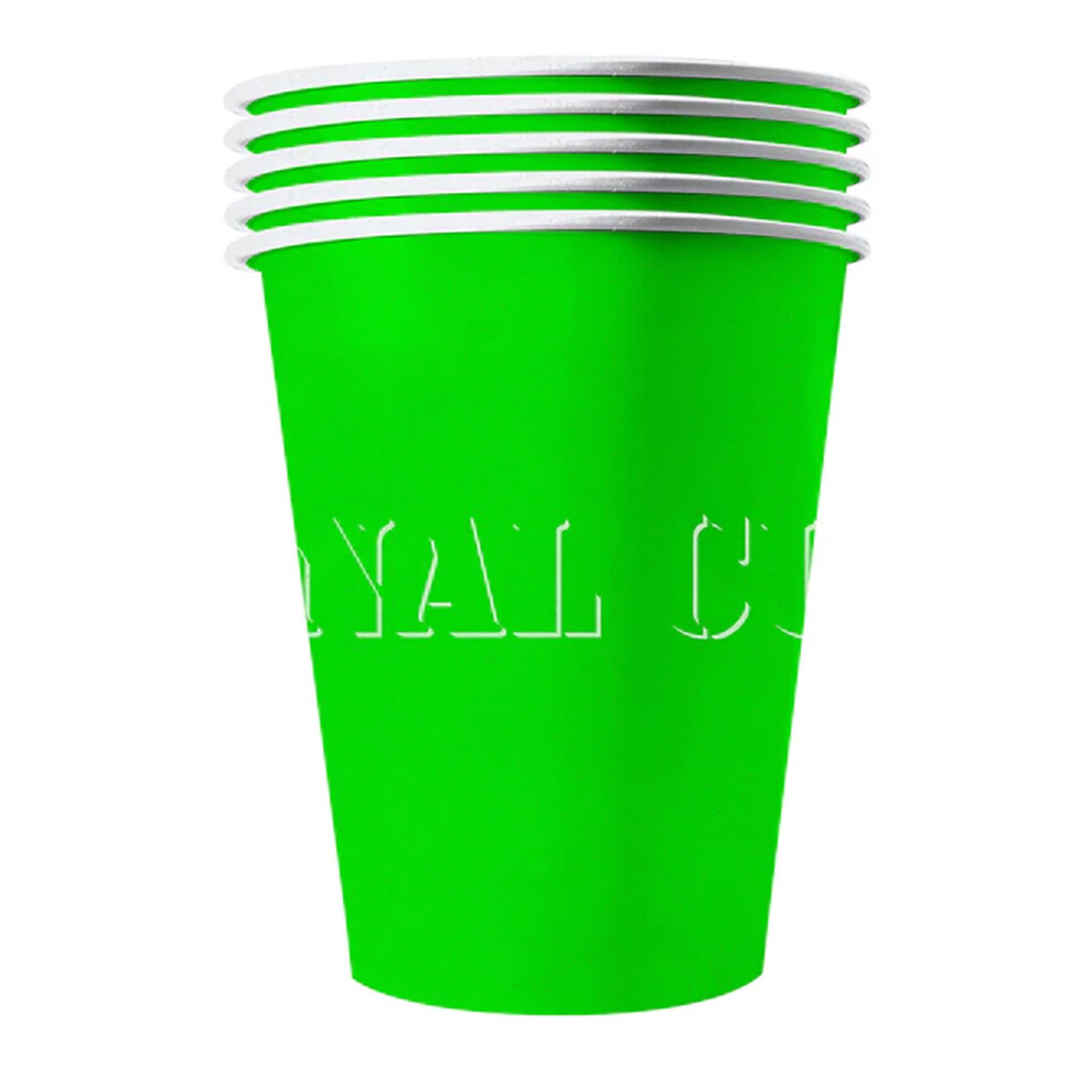 Rubies 20 American Recyclable Cardboard Cups 53 Cl Green