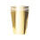 Rubies 20 American recyclable gold cardboard cups 53 cl 1