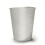 Rubies 10 American glittery recyclable silver cardboard cups 53 cl 1