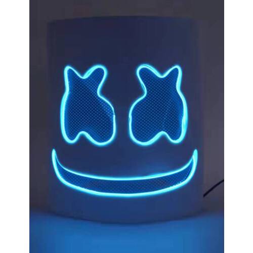 Rubies Adult blue LED marshmallow DJ mask