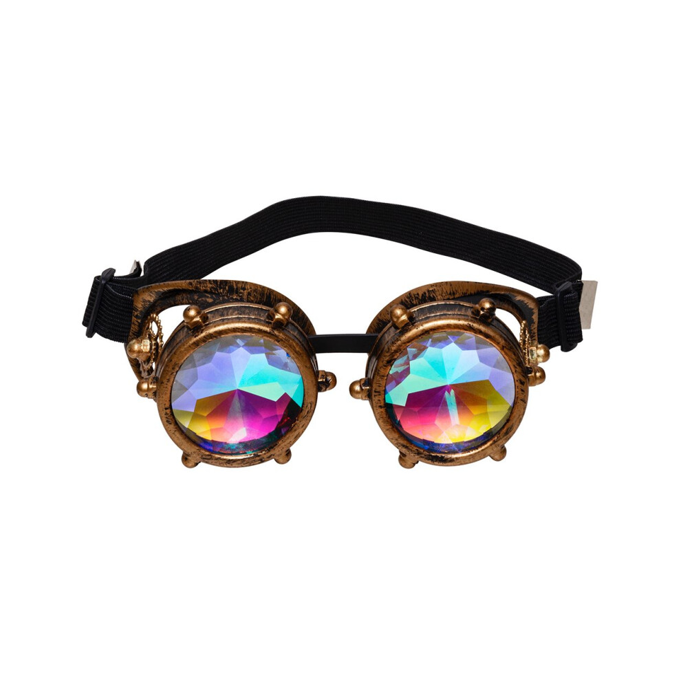 Rubies Adult Steampunk Prism Goggles Bronze