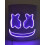 Rubies Adult purple LED marshmallow DJ mask 1