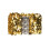 Rubies Adult gold sequin belt 3