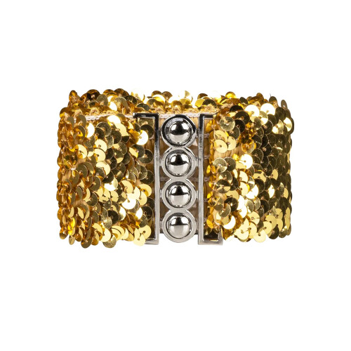 Rubies Adult gold sequin belt 2