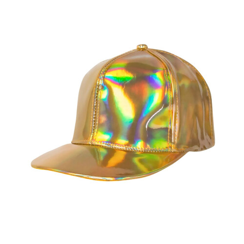 Rubies Adult iridescent gold cap 1