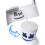 Rubies Adult blue LED marshmallow DJ mask 4