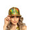Rubies Adult iridescent gold cap 1
