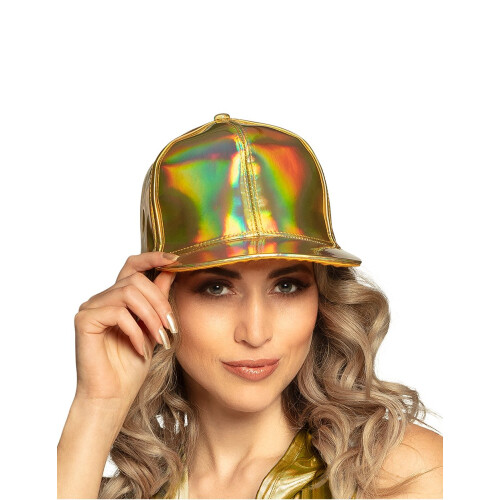 Rubies Adult iridescent gold cap