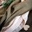 Rubies Cream cotton gauze table runner 30 cm x 3 m 2