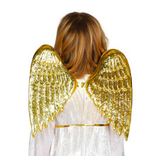 Children's golden angel wings