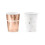 Rubies 6 Same Penis Forever Rose Gold 220ml Paper Cups 1