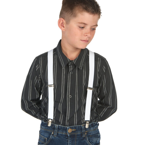 Rubies Children's white suspenders