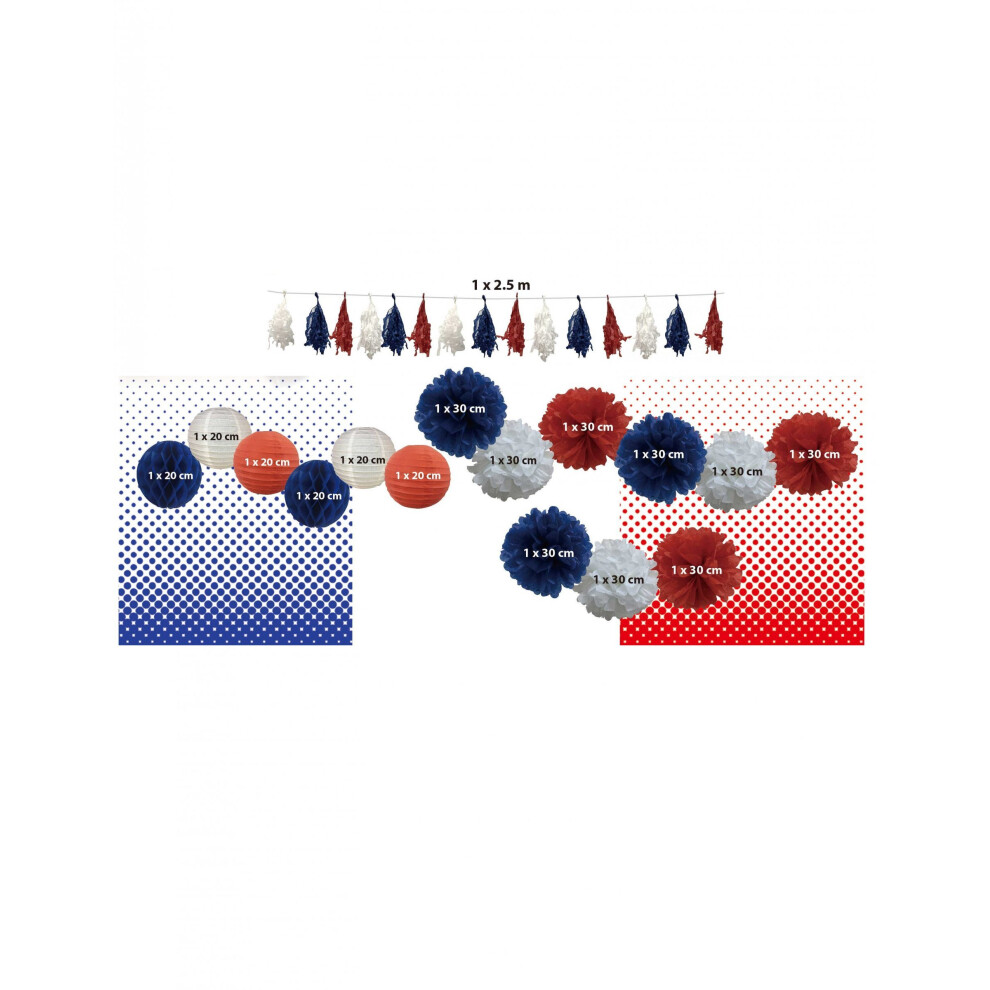 Rubies France Supporter Decoration Kit