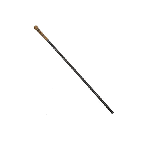 Rubies Black and gold cane 108 cm