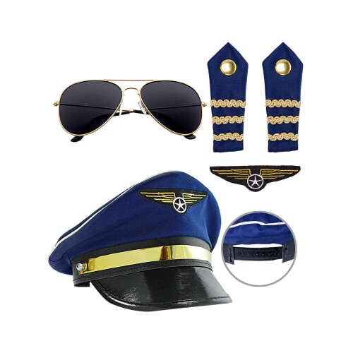 Rubies Adult Airplane Pilot Kit 2
