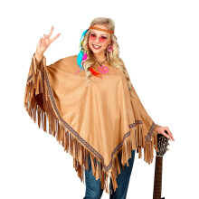 Luxury Indian poncho for adults