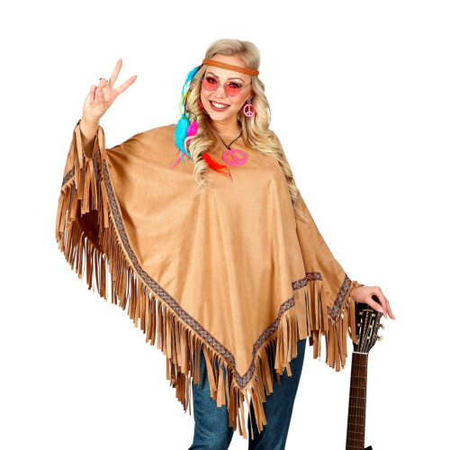 Rubies Luxury Indian poncho for adults