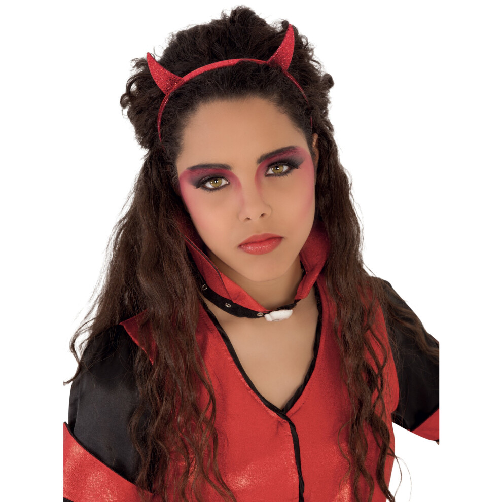 Rubies Devil Headband For Girls Red