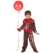 Boys' Red Terrifying Clown Costume