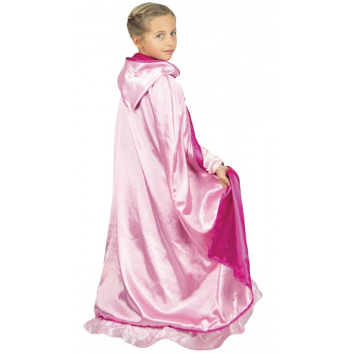 Rubies Luxury pink reversible princess cape for children