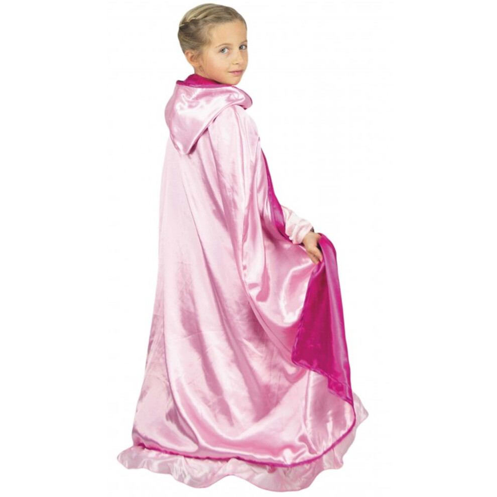 Rubies Luxury Reversible Princess Cape For Children Pink