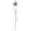 Rubies Silver fairy wand for girls 1